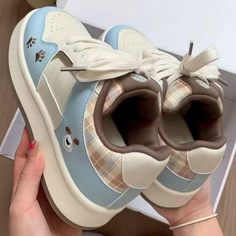 Niche Korean Cute Casual Sports Thick Baseplate Shoes Women's Autumn New Ins Versatile High Value