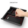 For Toyota Tacoma 2016- ABS Armrest Box ert Tray Red Trim Center Console Storage Organizer Interior Parts