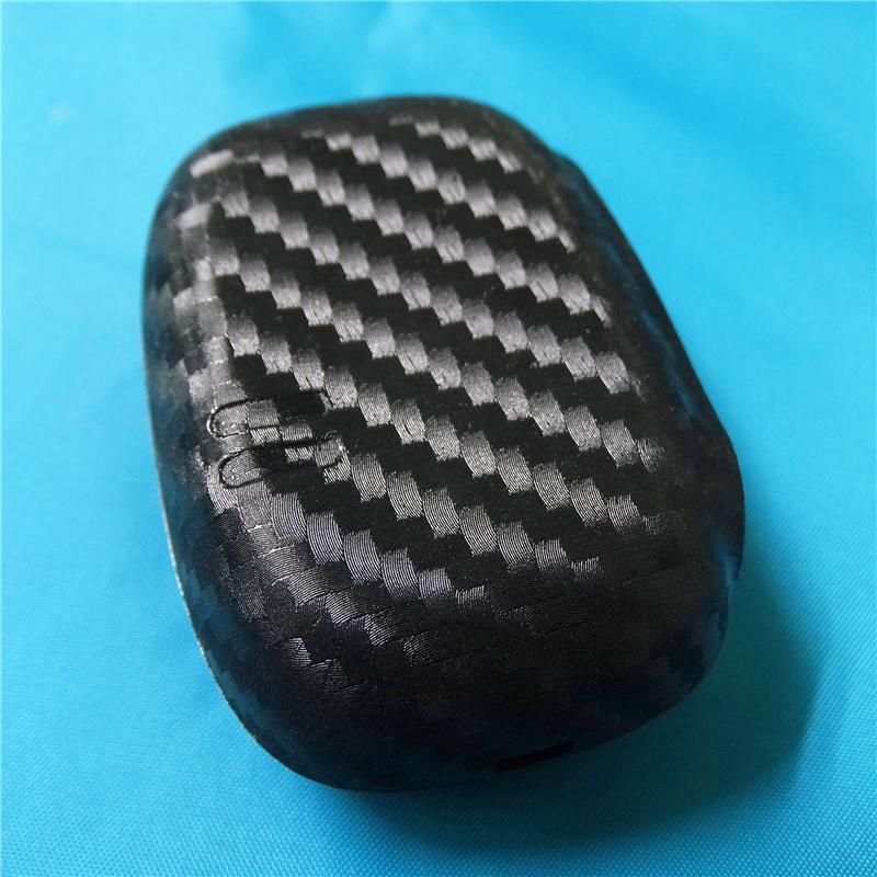 For Sta Rline B92 B93 B94 B62 B64 1 Pcs Carbon Fiber Silicone Car Key Case Russian 2-Way Car Alarm LCD Remote Control Cover Bag