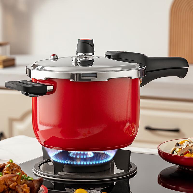 ASD 304 Stainless Steel 5.5L Multi-Safety Pressure Cooker