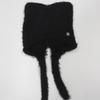 ADORE BELLE CAT FUR EARFLAP BEANIE - 4COLOR