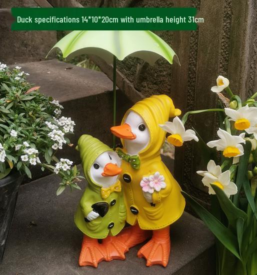 Outdoor Garden Duck Ornaments for Yard, Villa, Courtyard, Balcony, and Landscaping Decor