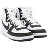 Nike CDG X  Leather Round Toe Lace-Up High-Top Sneakers Men sneakers Black White PKK1050011