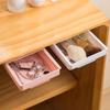 Yousheng under Desk Drawer Self-Adhesive Slide Out Organizer under Desk Hidden Pull-out Storage Box for Makeup Tools Pens Stationery