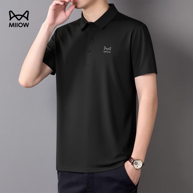 MIIOW Men's Ice Silk Quick-Dry Polo Shirt