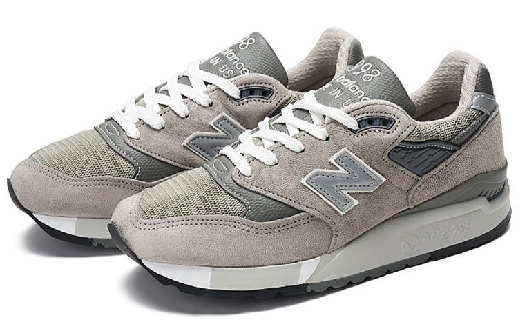 New Balance NB 998 Sporttextil, Kunstleder Niedrig geschnitten Freizeit Laufschuhe Damen w998G