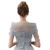 Ruffle Organza Shrug Bolero With Rhinestone Bow Clip Multi Color Sheer Tulle Cape Wrap For Off Shoulder Evening Prom Wedding Dress