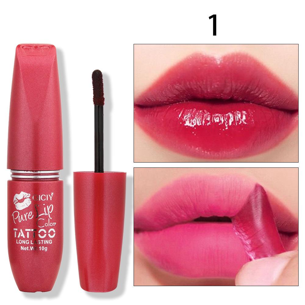 

Peel-Off Lip Gloss Semi-Permanent Waterproof Matte Lipstick Texture Non-Sticky Non-Smudging Moisturizing Brightening Natural 01 Pink