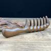 Wood Comb Head Meridian Natural Wood Long Handle-Comb Multifunction Insert Teeth Massage Combs