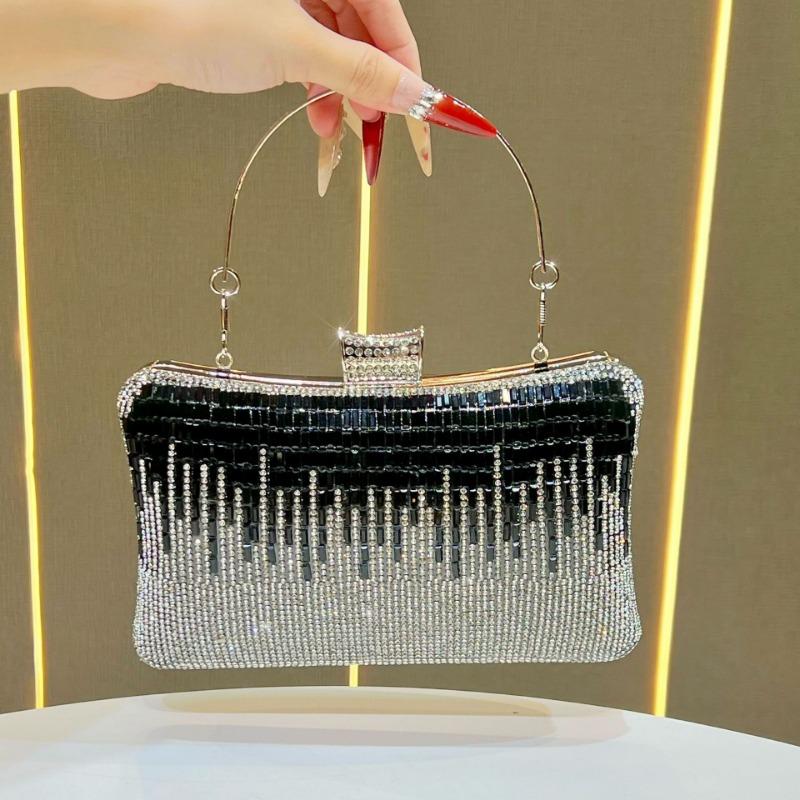 

Handbag, Dinner Bag, Dress Bag, Single-shoulder Crossbody Bag, Fashionable Handbag чорний