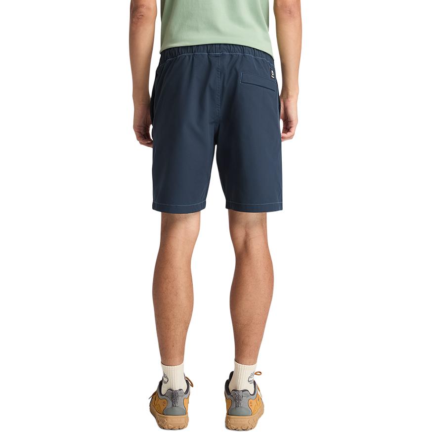 Timberland Ss25 Brand Logo Solid Color Outdoor Lace-Up Breathable Five-Point Casual Shorts Men shorts Deep-Sapphire-Blue A6EY1-433