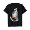 Lemur Raunisex Bowl Zookeeper Animal Researcher Lover T Shirt Vintage Graphic Breathable Slightly Versatile Streetwear Soft