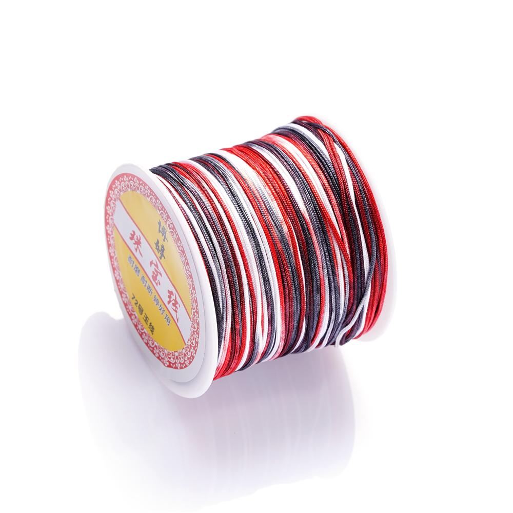 30M/Rolle 0,8mm Nylonfaden Schnur Chinesische Knoten Quasten Schnur Armband Geflochtene Schnur für DIY Schmuckherstellung Zubehör Zubehör