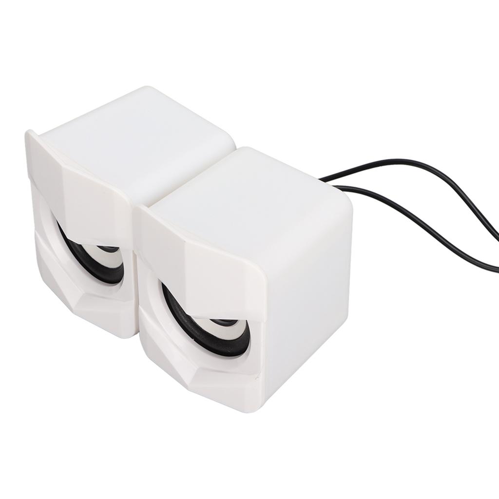 Desktop Speaker USB Powered Heavy Subwoofer Desktop LED Speaker for PalyStation4 Home Computer Laptop