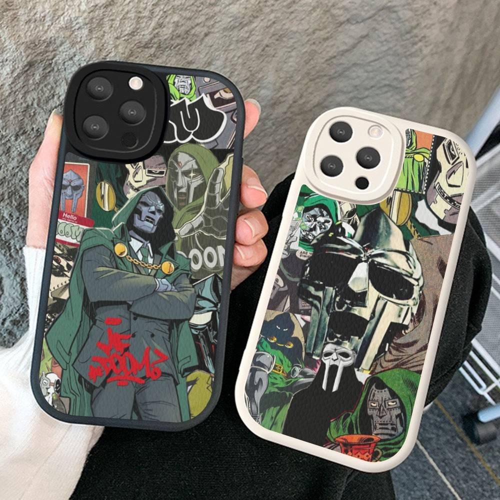 MF-DOOM Rapper For IPhone 16 15 14 16E 13 12 11 Pro Max Plus Phone Leather Case