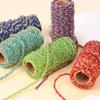 2.5mmx15m Glitter Metallic Braided Cord - 2-Ply Sparkle Rope for Gift Wrapping, Jewelry Making, Clothing Accessories & Craft DIY