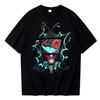 T-shirt en Coton Pur Hazbin Hotel, Style Vintage pour Homme, Succès 2026, T-shirt d'Été Court à Manches Courtes Lâche Unisexe Harajuku