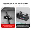 Car Glasses Holder Sun Visor Storage Box Cards Tickets Eyeglass Case For BMW Performance 1 3 5 7 Series M E93 F20 iX1 iX2 iX3 ADMVN1