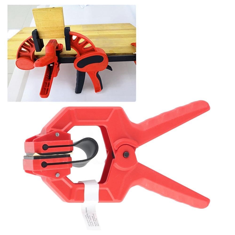 Versatile Woodworking Clamp Anti Slip Quick Release Clamp Durable Edge Band Clamp  Household