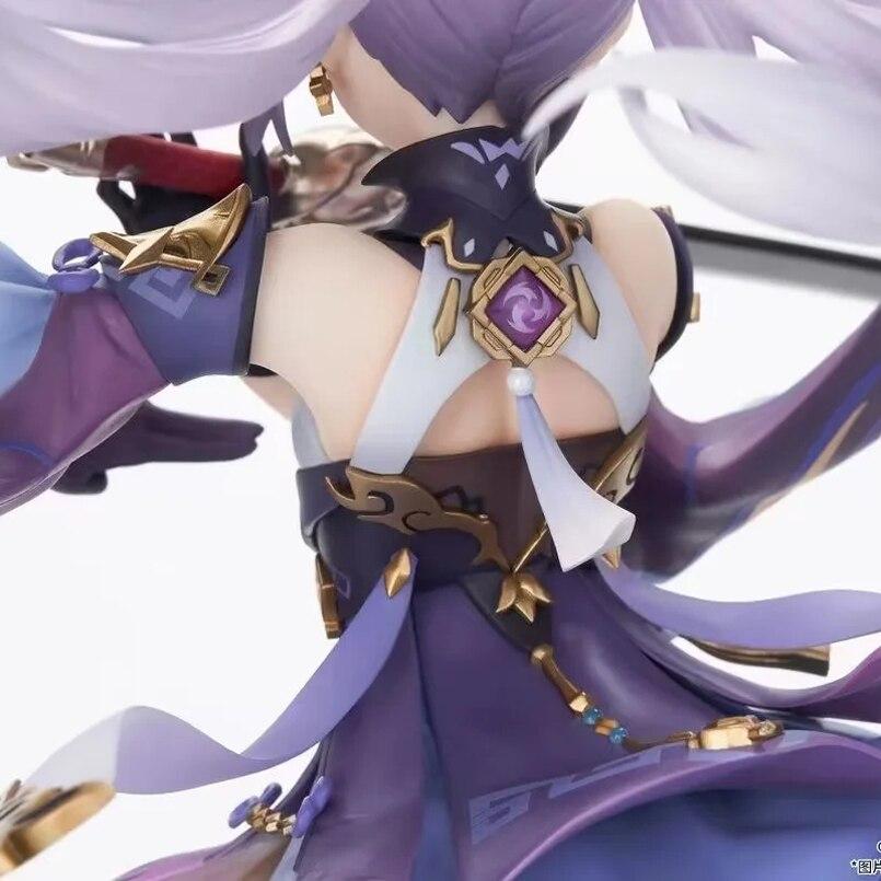 32cm Genshin Impact Klee Hibana Knight Anime Figure Kamisato Ayaka Pvc Action Figure Collection Model Doll Child Kid Gifts