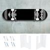 1 Pair Acrylic Skateboard Display Rack Wall Stand Fixed Mount Indoor Floating Skateboards Storage Bracket Decoration