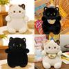 Cute Threecolor Cat Plush Toy Pillow With Soft Stuffing For Kids And Adults