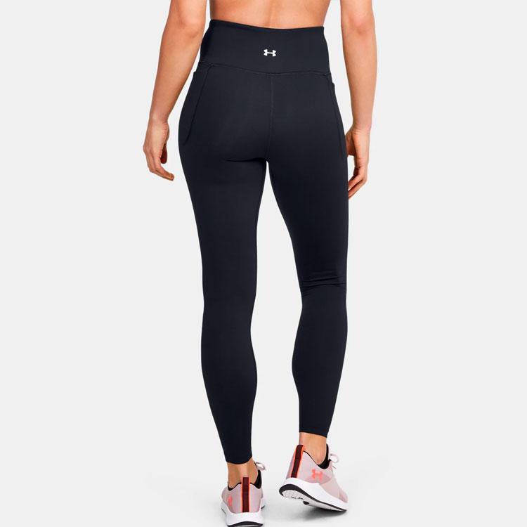 Under Armour Meridian Casual Breathable Tight Fitness Pants Women pants Black 1355916-001