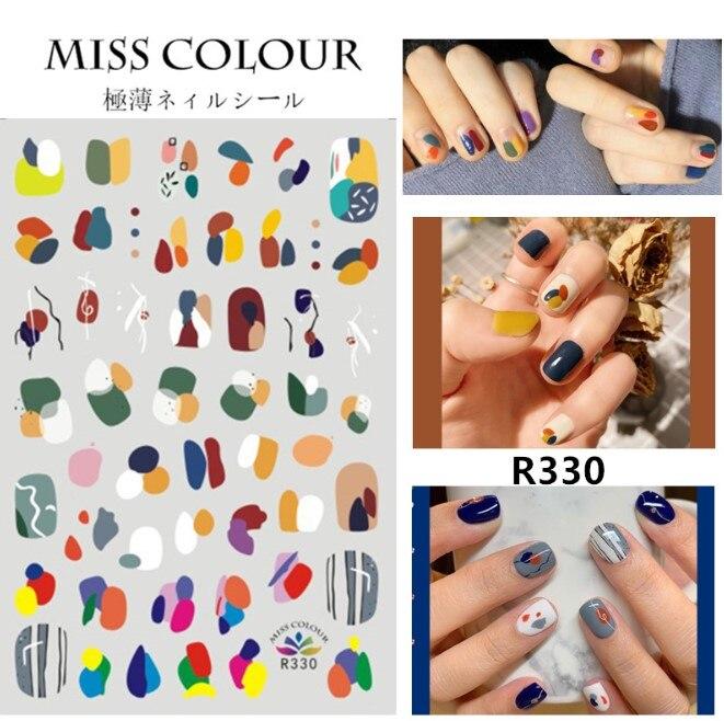 1pc 3D Nail Stickers Spring Summer Natural Flower Leaves Simulation Dried Flower Dragonfly Nail Applique Water Slides Decoration