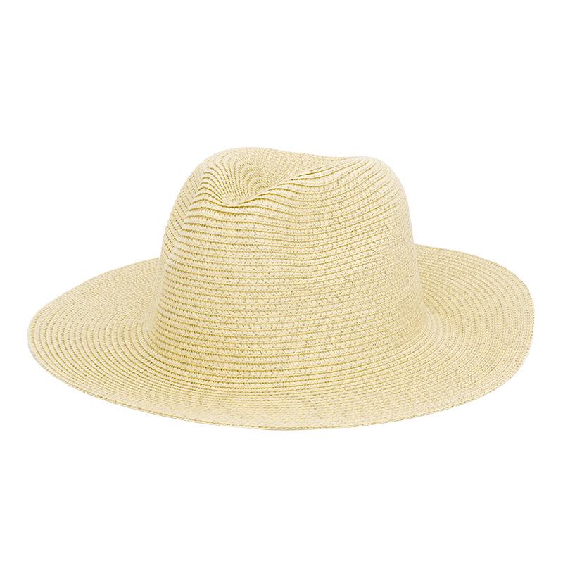 25-Farben Outdoor Vintage Stroh Cowboyhut für Reise und Strand Sonnenschutz