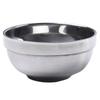 Stainless Steel Bowl 11.5-18cm 1pcs Deep Dish Double Layer Strong Tableware Insulation Mixing Bowls Noodle Replacement