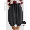 French Arielle De Pinto Boys' and Girls' Pants Autumn and Winter Casual Stylish Banana Pants Thickened Casual Sweatpants