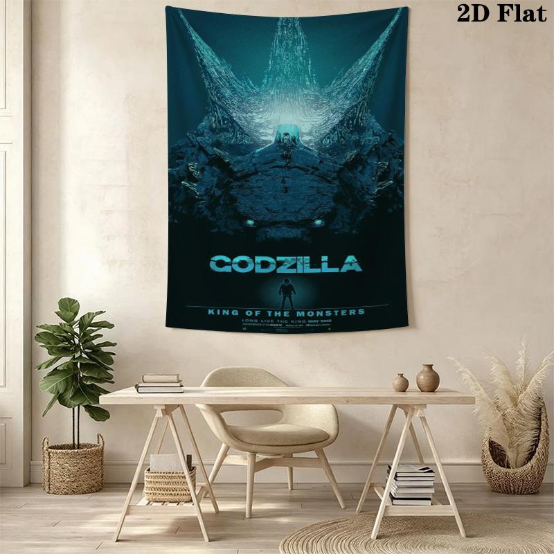 Godzilla Monster Kingdom Unleashed Tapestry Background Cloth Wallmounted Background Cloth Work Of Art Wall Covering Decoration