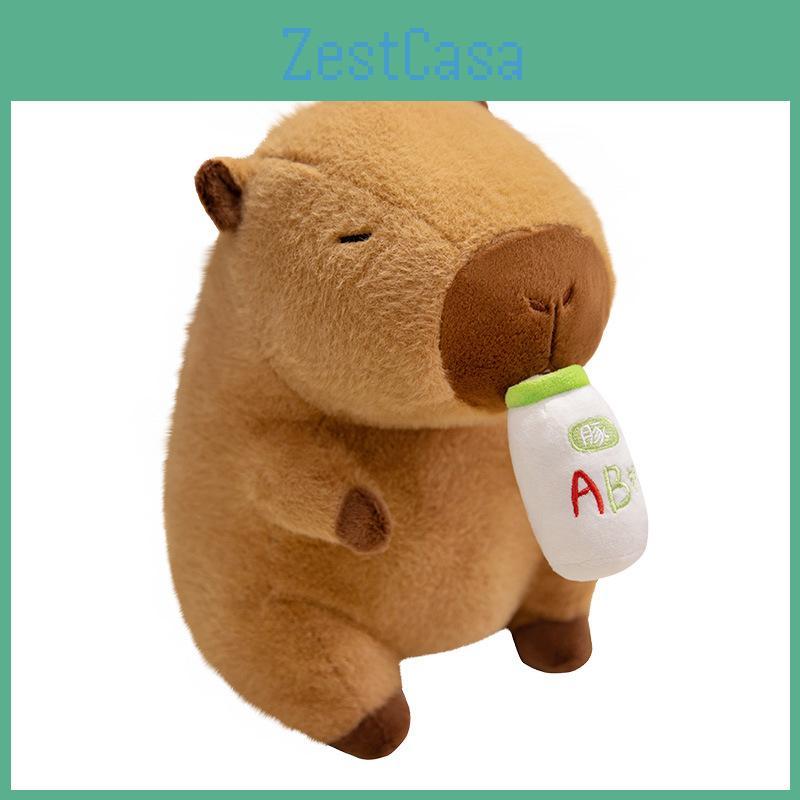 Ab Capybara Bottle Dress Up Cartoon Plush Toys Childres Birthday Dolls Gifts