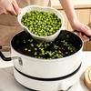 Gourd-shaped Fruit Washing Basket with Handle Draining Basket Vegetable Fruit Strainer  Salad Prep