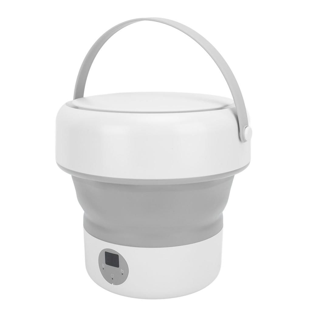 Mini Washer With Water Filter Basket Foldable Superior Stain Removal Small Portable Washing Machine