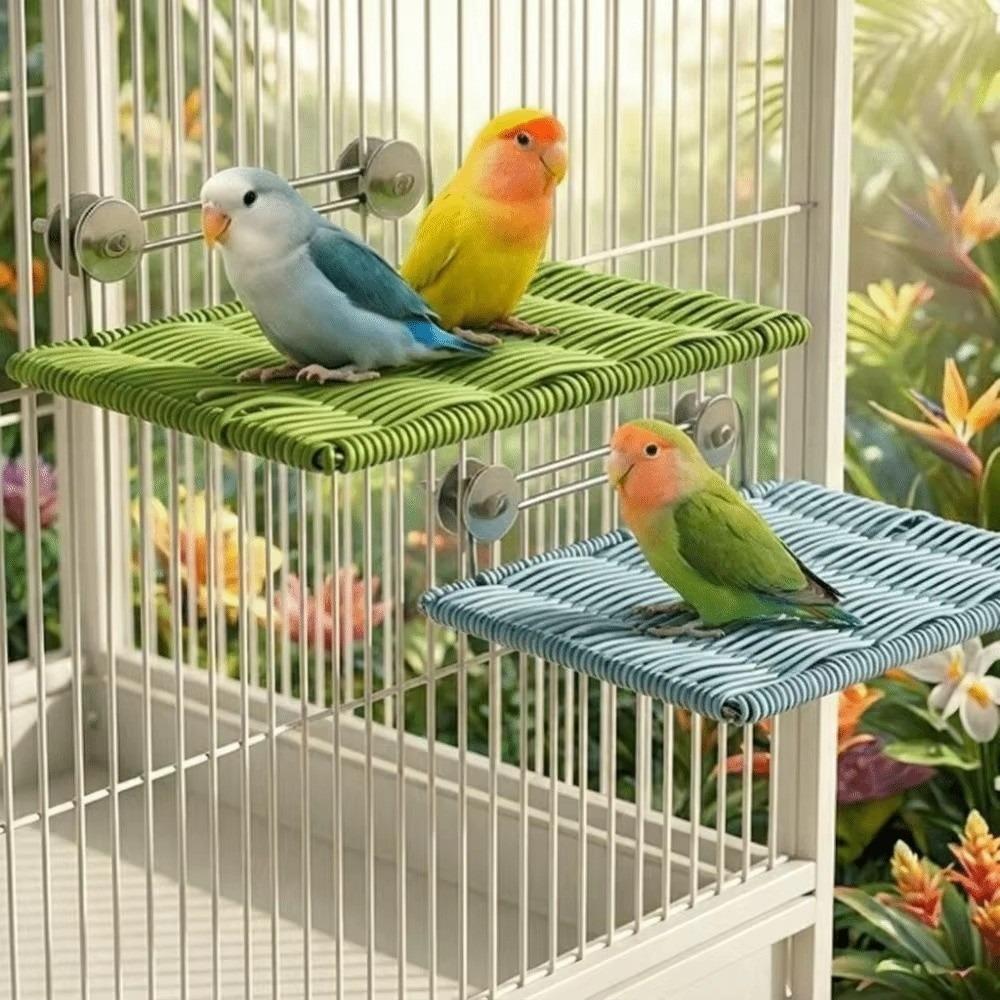 Hanging Jumping Platform Weaving Bird Resting Platform Universal Parrot Perch Rest
