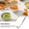 Potato Masher Stainless Steel Vegetables Smasher Stainless Steel Non-Slip Handle Potato Masher For Cooking Baby Food Meat Mashed