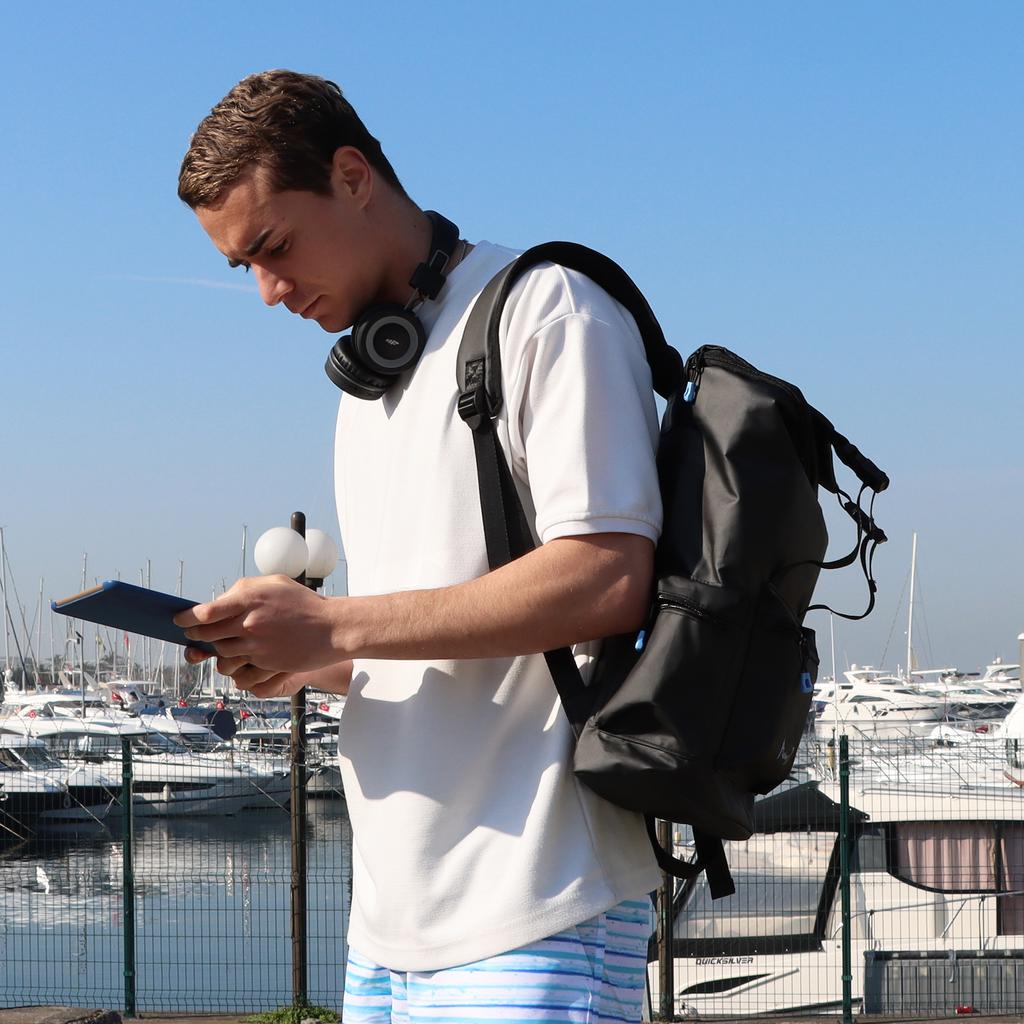 Anemoss Laptop Backpack, Black