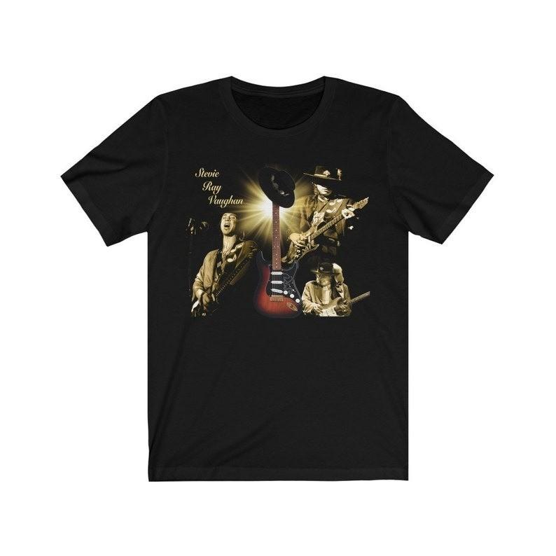 Stevie Ray Vaughan - Rock Legend Guitar Unisex T-Shirt S разноцветный