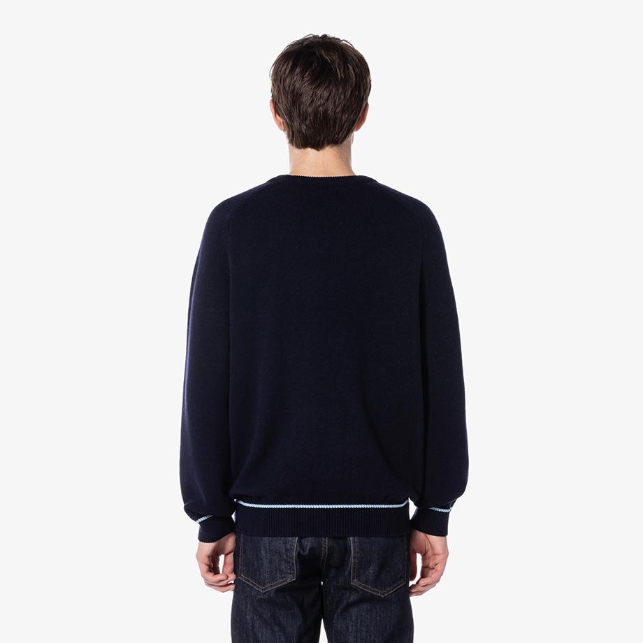 Lacoste Men's Cable Round Sweater AH806E-54NHDE