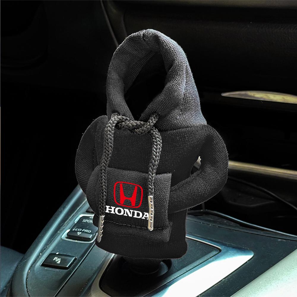 Hoodie Car Gear Shift Knob Cover Sweatshirt Handle Change Lever Cover For Honda Accord Civic CR-V Fit Insight Jazz Mugen Odyssey TT5
