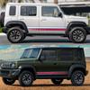 Car Door Side Stickers Vinyl Decals For SUZUKI JIMNY JB64W JB74W JC74 WAGON 2Door 4Door Car Body Decoration Stickers Accessories