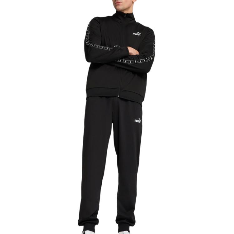 Puma Serie Base Logo del Marchio Corsa Fitness Allenamento Tuta Sportiva Casual Uomo tuta 687666-01