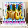Italian Brainrot AI Generated Animals Plush Thin Blanket Kids Adult Flannel Throw Blanket for Outdoor Super Soft Bedspread Gift