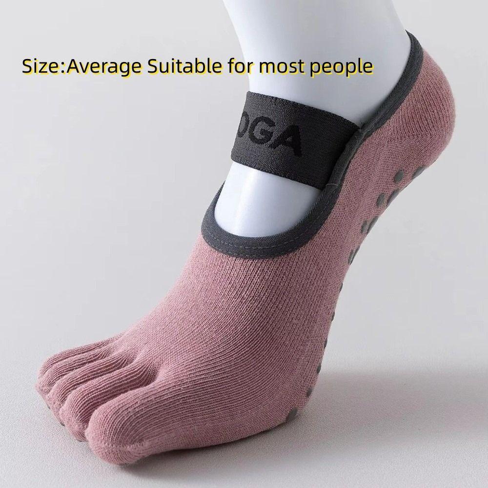 Breathable Yoga Socks Anti Slip Pilates Fitness Socks New Five Finger Socks