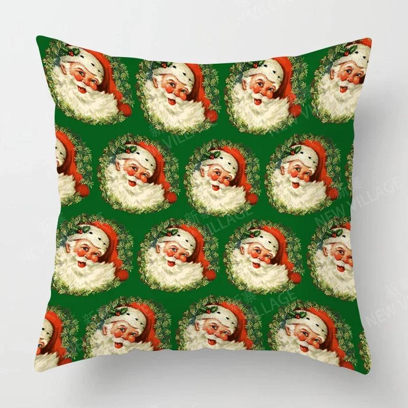 Poszewki na poduszki z serii świątecznej, pokrowce na poduszki na sofy, dekoracja domu, można je dostosować na uroczystości świąteczne 40x40 50x50 60x60 35x35