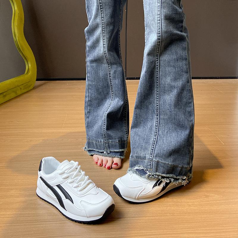 2025 little white shoes women's spring new Korean version ins female students leisure sports versatile Forrest Gump shoes street shot LF906