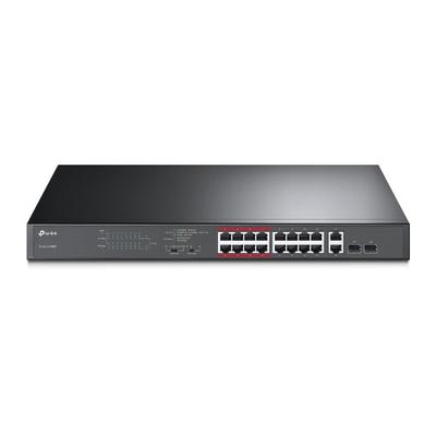Switch PoE Gestito Non Gestito TP-Link TL-SL1218MP a 16 Porte 10/100Mbps + 2 Porte Gigabit
