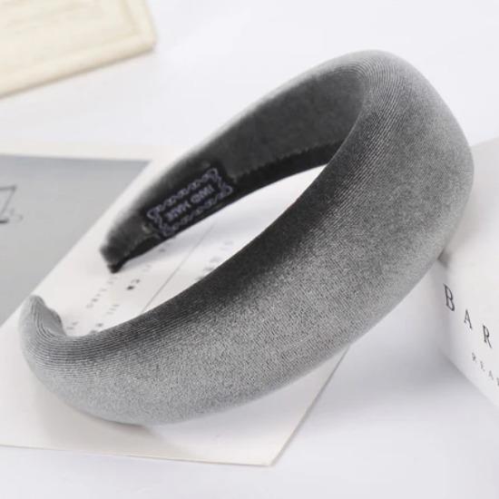Thick Velvet Headband Hair Bands For Women Hair Accessories Plastic Padded Hairbands Retro Headwear Comfortable Head Hoop 4CM