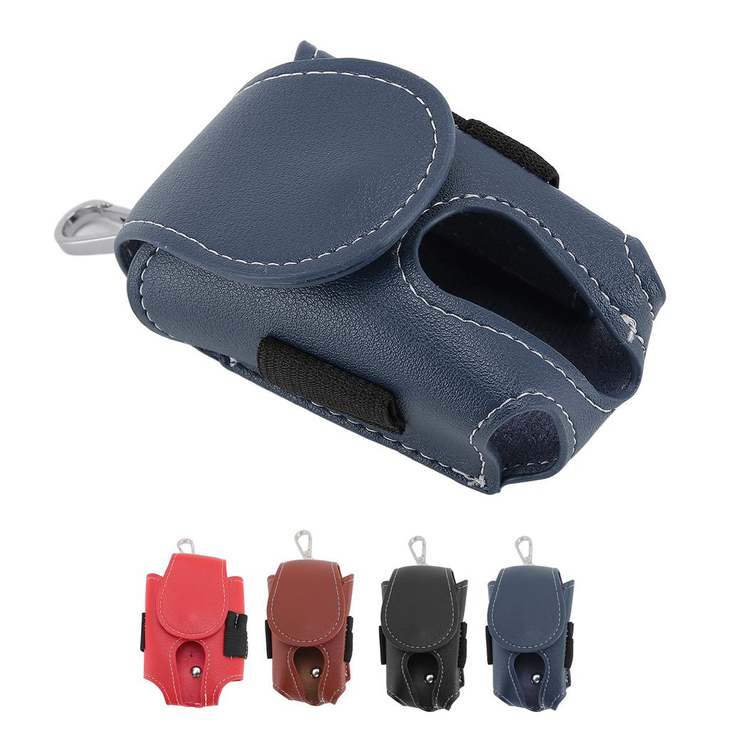 Club Ball Waist Bag PU Leather Water Resistant Portable Ample Space Stylish Club Ball Storage Pouch 